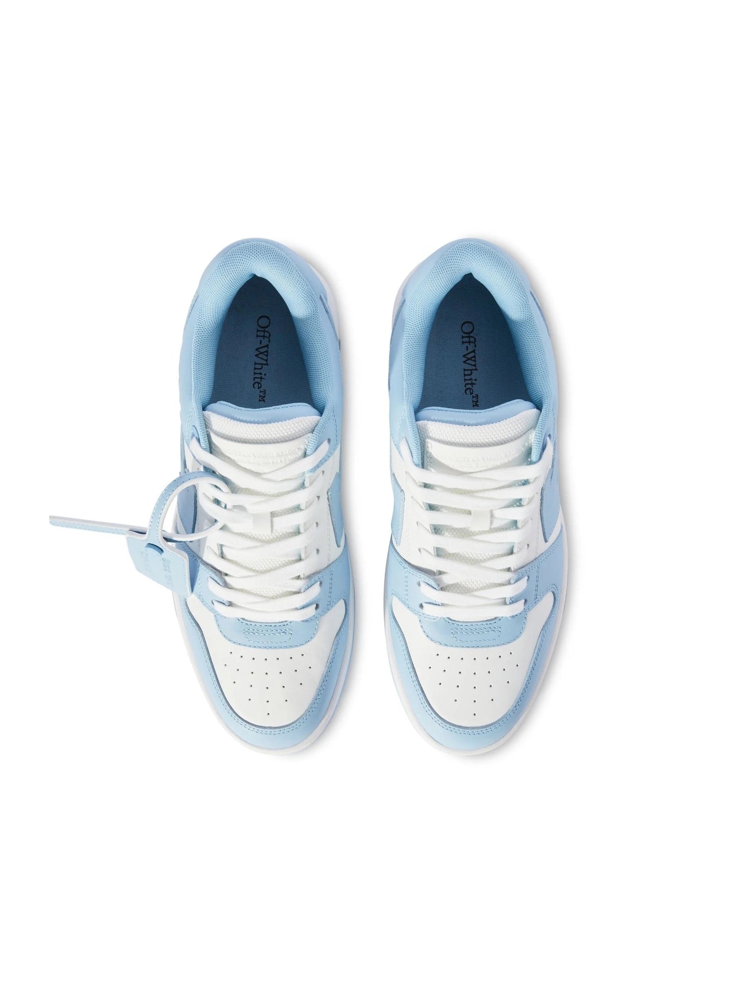 "Off-Sneaker" Babyblue and White