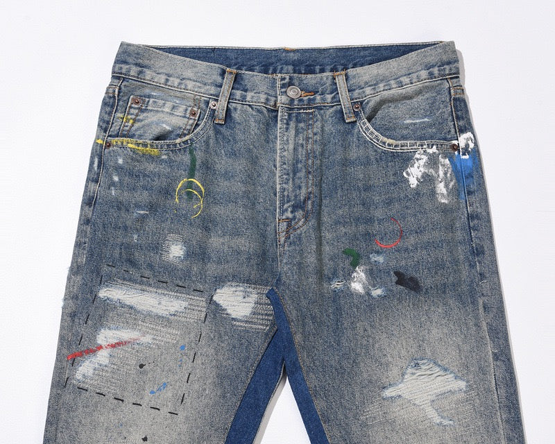 "Wavy"- Flared Denim