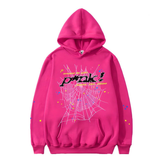 "Sp5der-Hoodie" Pink