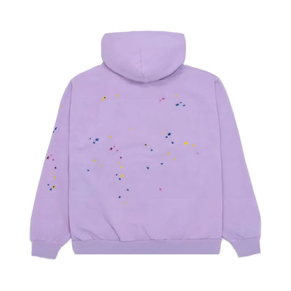 "Sp5der-Hoodie" Lila