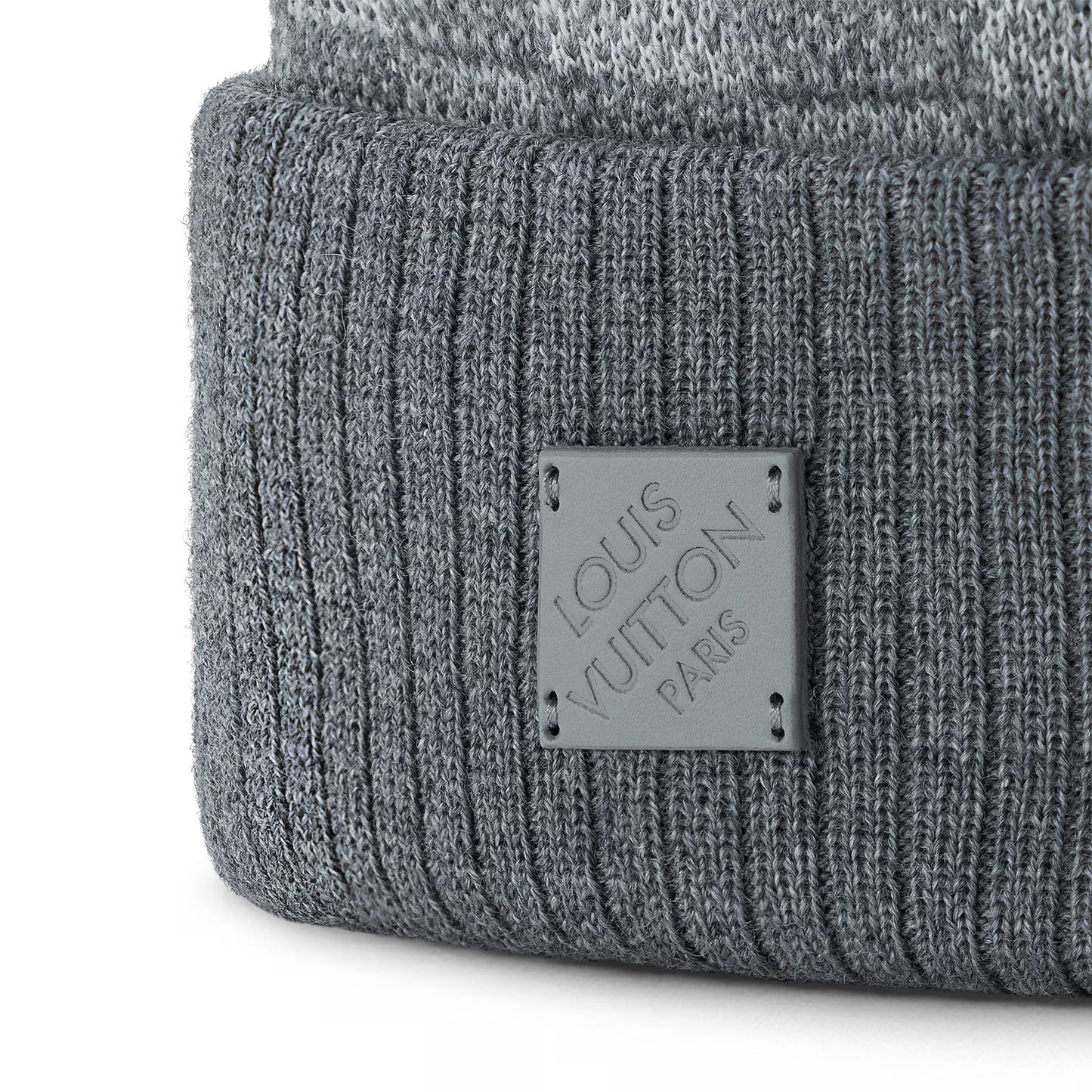 "LV" Beanie Grau