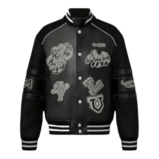 "LV" College Jacke Black