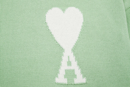 "HEART" - SWEATER MINT (UNISEX)
